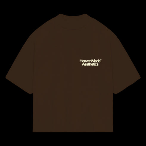 HEAVEN MADE TEE - BROWN